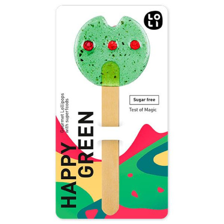 Карамель LO-LI " HAPPY GREEN" (без сахара)