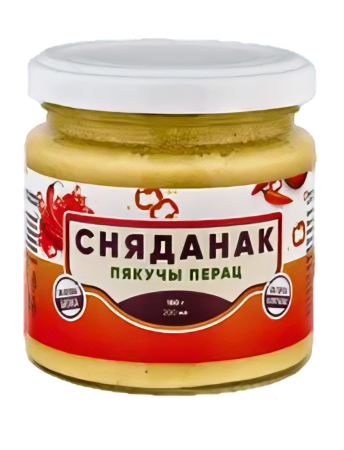 Сняданак з нута стэрылiзаваны "Сняданак пякучы перац" 180гр.