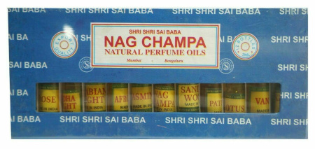 Парфюмированное масло Nag Champa, Sri Sri Sai Baba 3мл