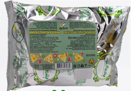 Крипсы с томатом и зеленью 30гр,РФ