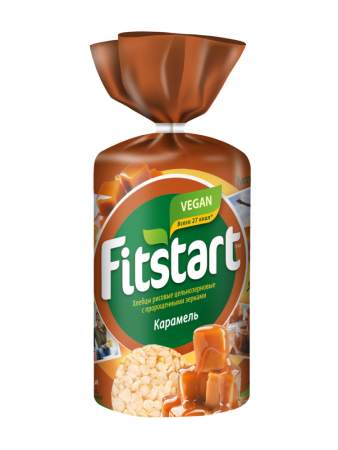 Хлебцы рисовые Карамель Fitstart 100гр. РБ