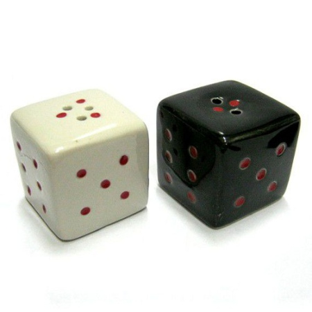 M586 Солонка и перечница, керамика 5см