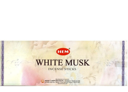 HEM 6-гр. благовония White Musk БЕЛЫЙ МУСК