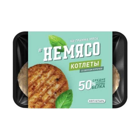 Котлеты со вкусом курочки "неМясо" уп. 75г*4 шт, 300гр.РФ