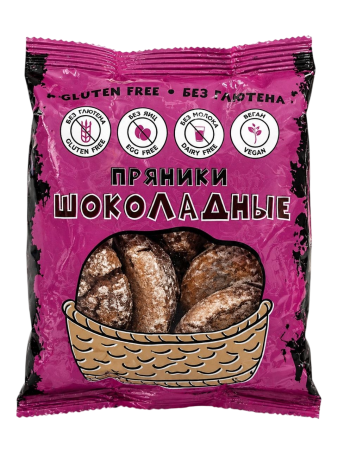 Пряники  без глютена Шоколадные "Чудесница" 180 гр.