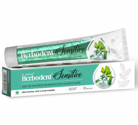 Зубная паста Хербодент Чувствительная Sensitive 100гр. Dr.Jaikaran