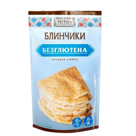 Блинчики безглютен. "Тестовъ" (Сухие смеси) 250 г