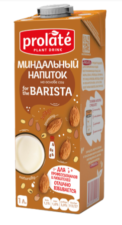 Напиток Миндальный Бариста "PROLATE" 1л. РФ