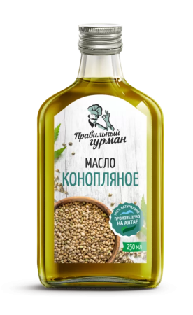 Масло конопляное "Правильный гурман" 250 мл
