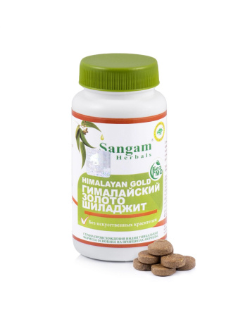 Гималайский Золото Шиладжит / Himalaya Gold,  Sangam, 60 табл