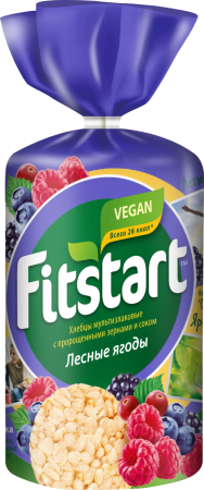 Хлебцы Мультизлаковые Лесные ягоды Fitstart 90гр.