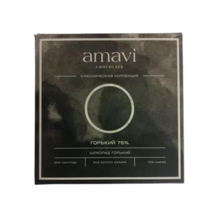 Шоколад Amavi «Горький 75%» 50 г