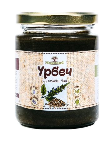 Урбеч из семян чиа, "Мералис" 230 гр. РФ