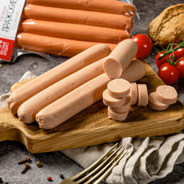 Продукт растит. сосиски "Пражские" Dr. GRÜN 300 гр.