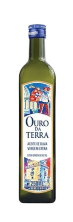 Масло оливковое нерафинированное высшего качества (Extra virgin olive oil) «Ouro DA TERRA», 0,25 л, стеклянная бутылка