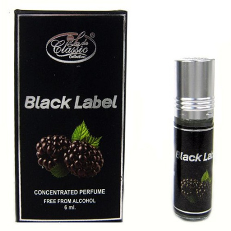 Арабские масляные духи Ежевика/Черная метка (Black Label), 6 мл