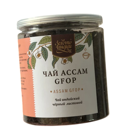 Чай черный ASSAM GFOP "Золото Индии" 100 гр.