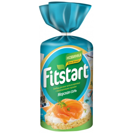 Хлебцы рисовые Морская соль Fitstart 90гр.