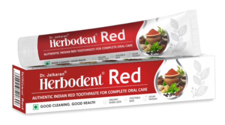 Зубная паста Хербодент РЭД  100гр. Dr.Jaikaran